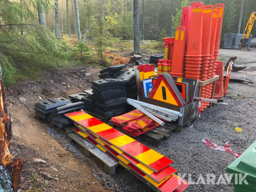 Ta-material skyltar mm