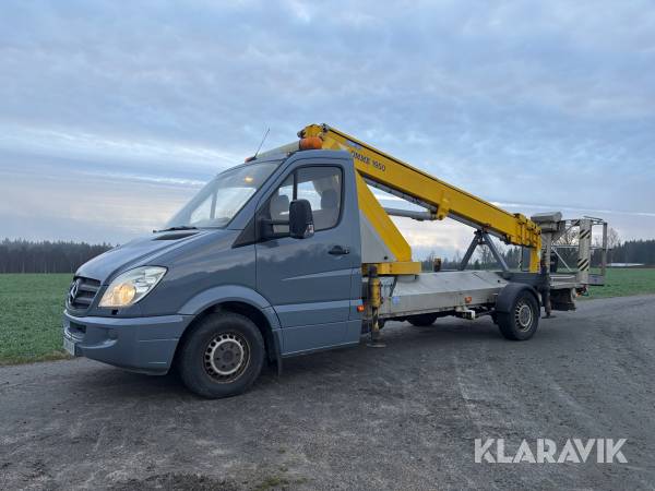 Billift Mercedes-Benz Sprinter 311 CDI med Ommelift 19,5 m