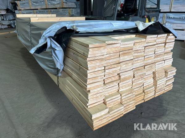 Finsågad ytterpanel / klädselbräda Gapro 19x148 gran obehandlad A