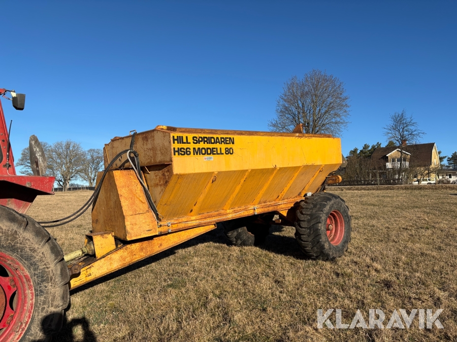 Gödselspridare Hill Spridaren HS6 Modell 80