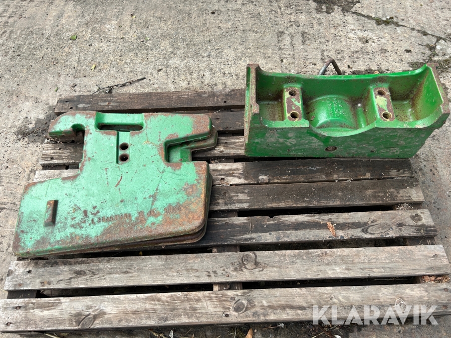 Grundvikt med frontvikter John Deere