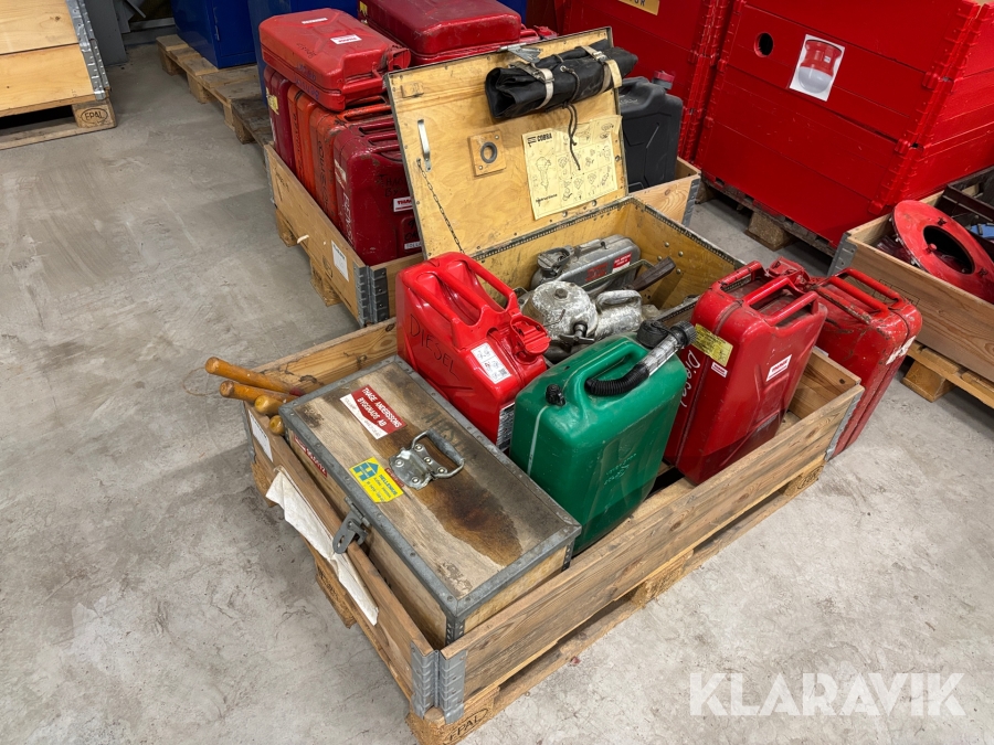 Diverse entreprenadutrustning