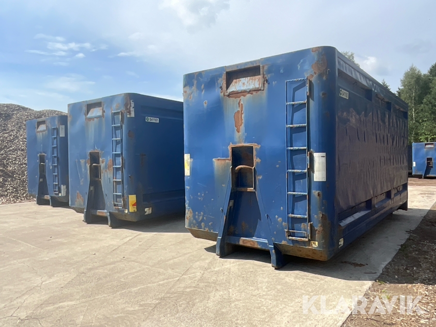 Fliscontainrar CMT OPT450 3 st