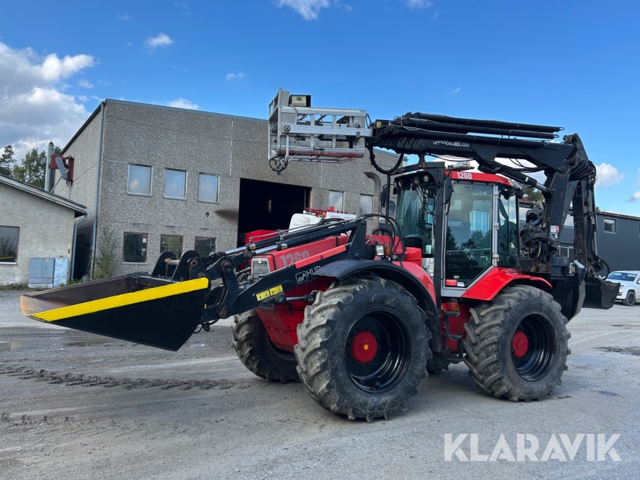 Grävlastare Huddig 1260 med redskap