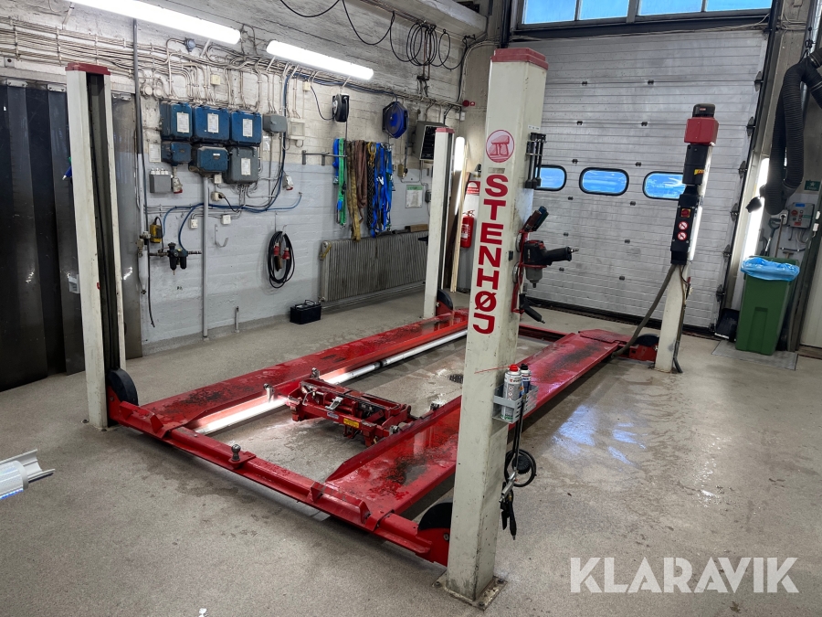 Billyft 4-pelare Stenhöj 4000 kg, Fagersta, Klaravik auktion