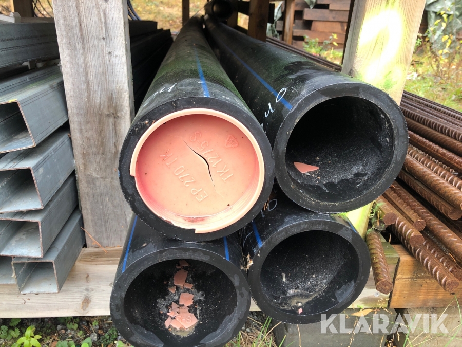 Vattenledningsrör 4st 