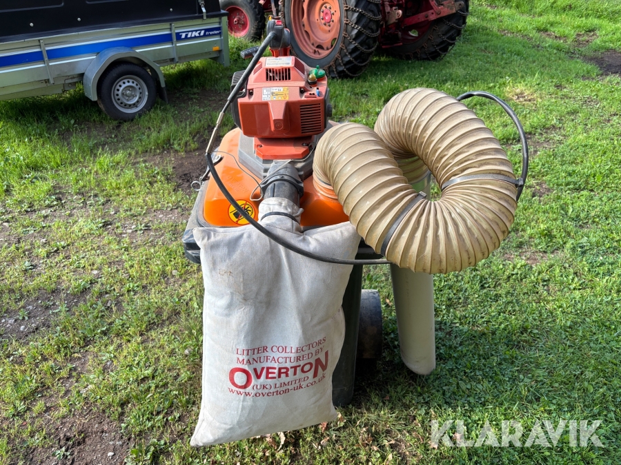 Lövsug med behållare Husqvarna/Overton 255B/120-125-H