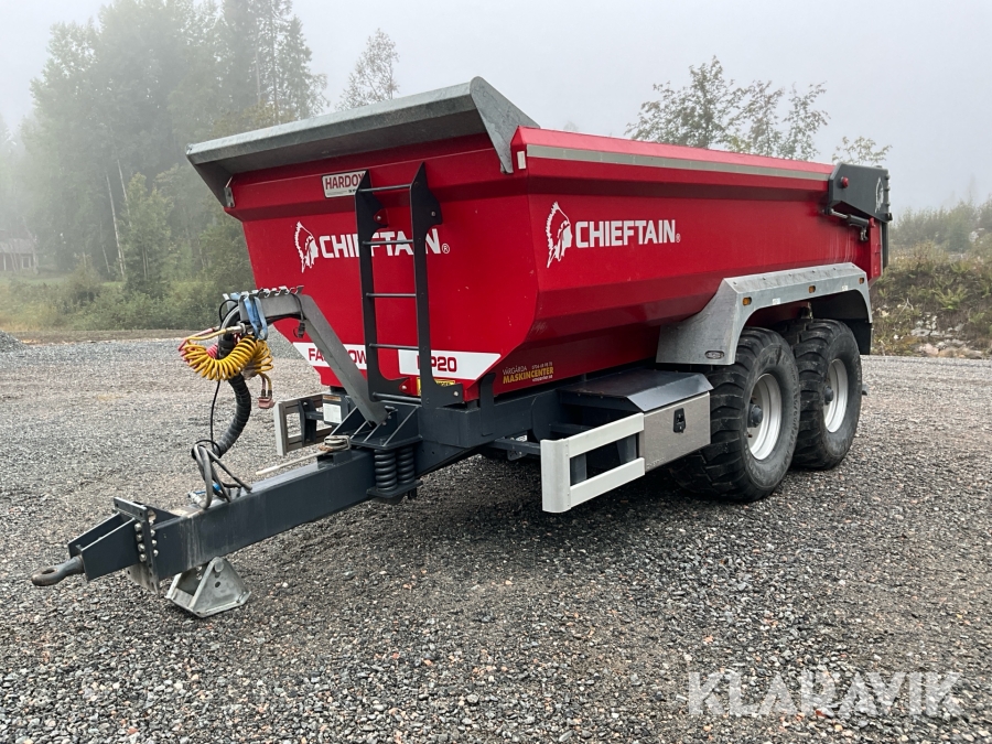 Entrepenadvagn Chieftain Fast Tow HP20 Hardox