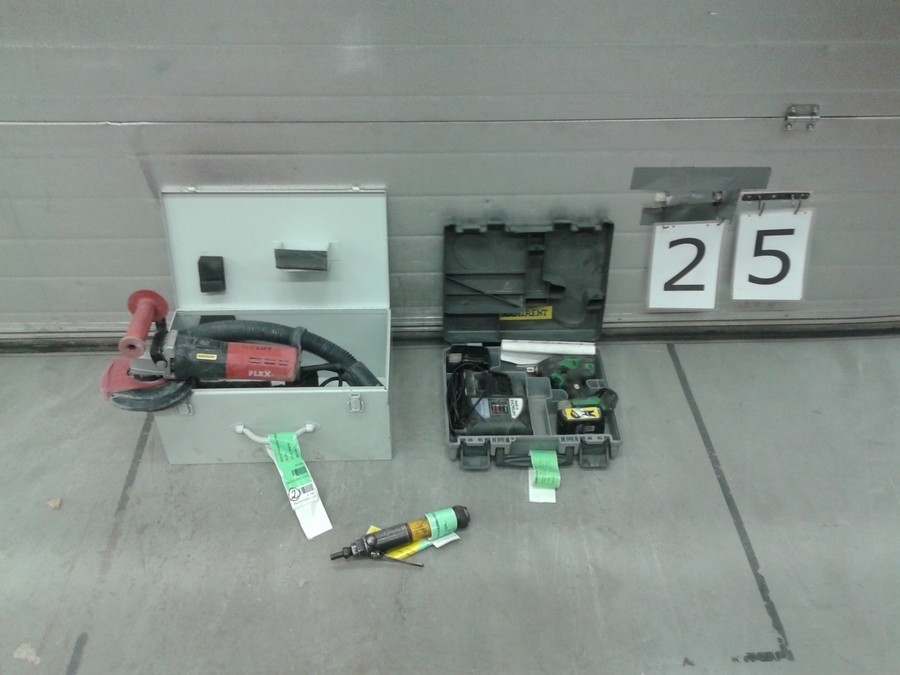 MUTTERDRAGARE BATTERI, MEJSELHAMMARE LUFT & VÄGGSLIPMASKIN EL