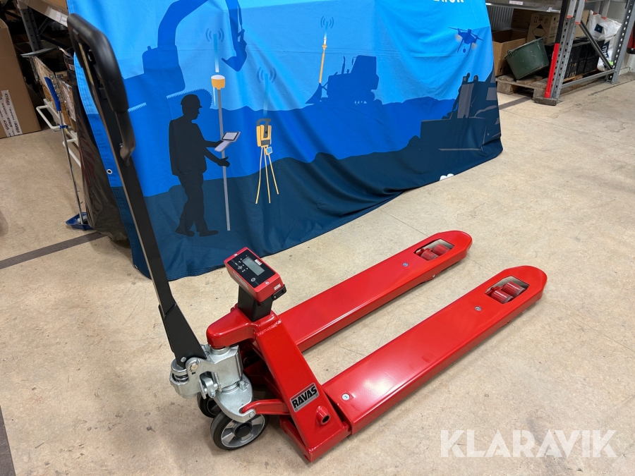 Pallyftare med våg Ravas 1100