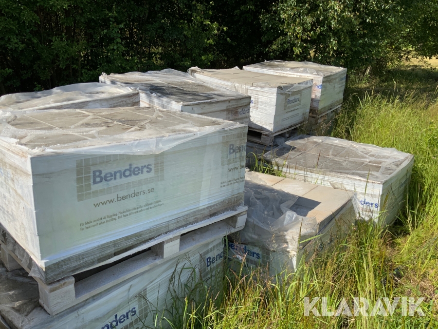 Marksten Benders släta plattor 30x45x10 23st pall