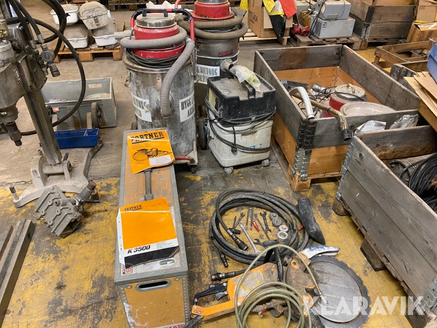 Hydraulisk ringsåg Partner K3500 med tillbehör 