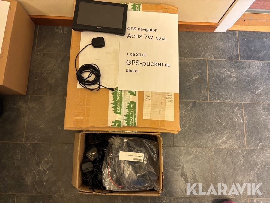 GPS navigatorer och puckar