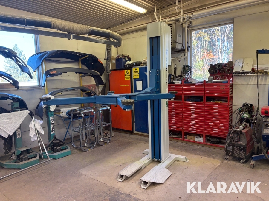 Enpelarlyft Nordlift DH2500 Hydraulisk