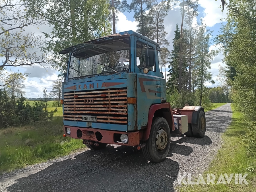 Veteranlastbil Scania LB110S OMB BIL Traktorregistrerad