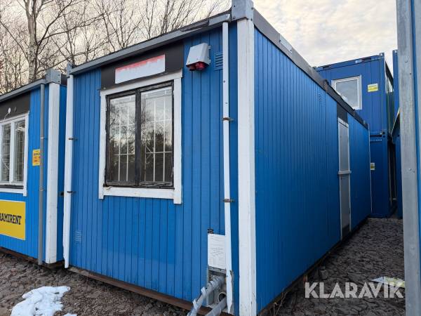 Kontorsmodul Remodul K21M4WP med toalett och pentry