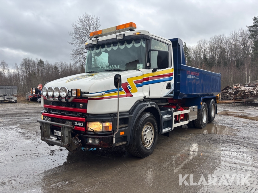 Flakbil Scania 114G 340