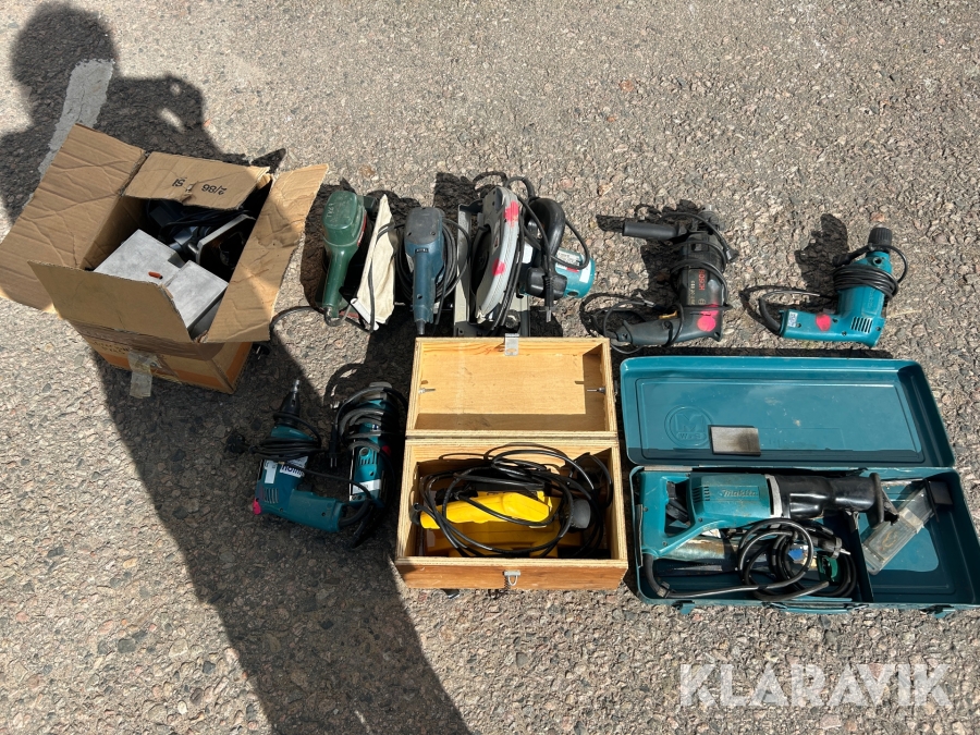 Parti med verktyg Bosch / Makita / Dewalt / Elu