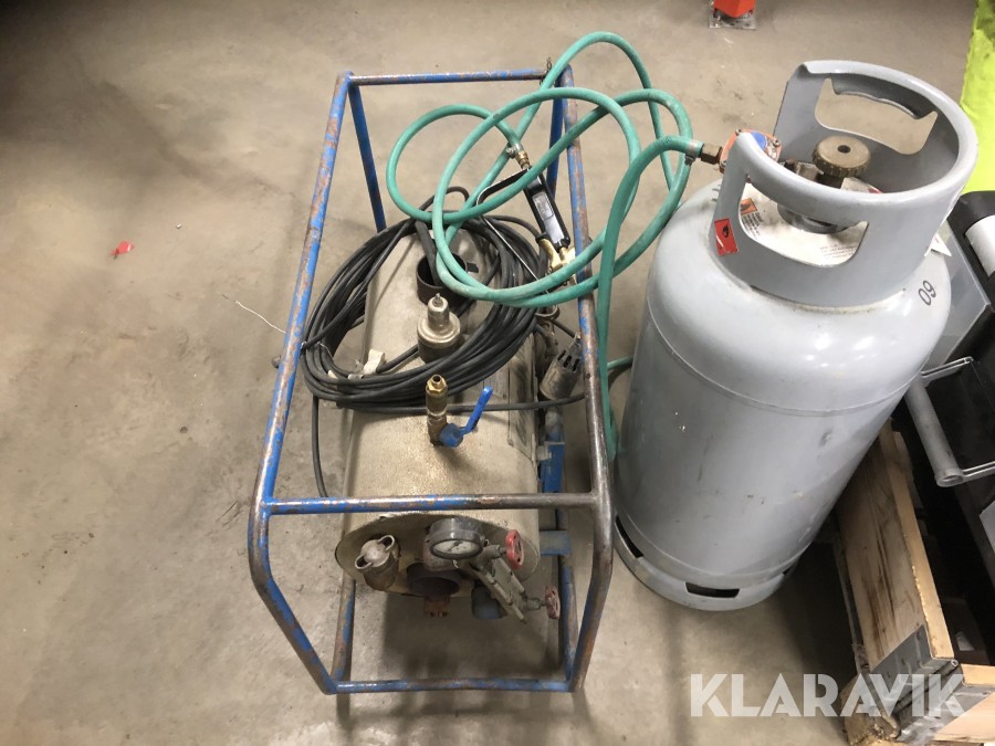 Upptingsaggregat Ång-janne  med gasoltub