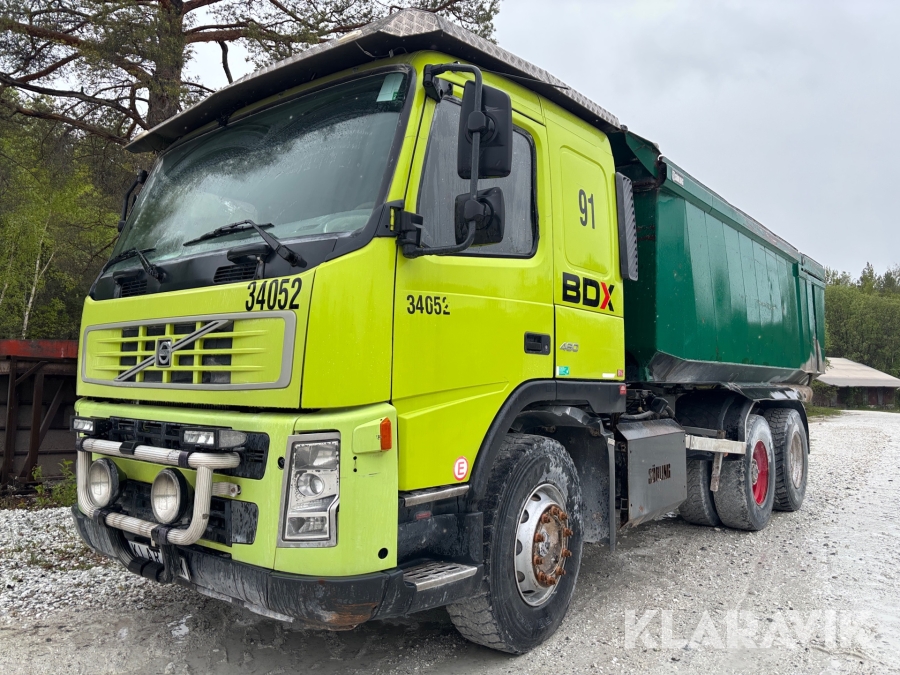 Lastbil med tipp Volvo FM 12 6*4 Bergbil / Gruvbil