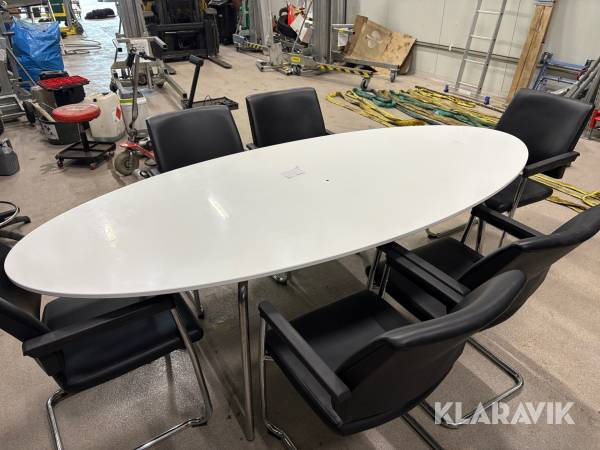 Konferensbord med 6st stolar