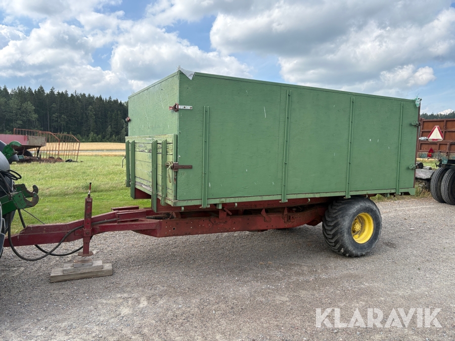 Spannmålsvagn med tipp