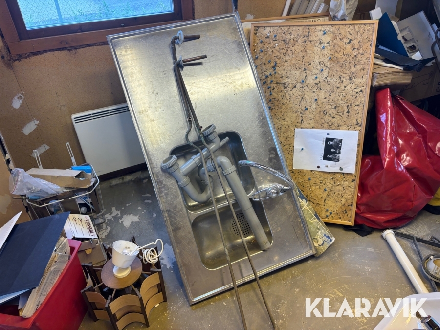 Rostfritt tvättställ 1200X600