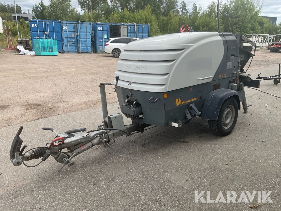 Betongpump Putzmeister P 715 TD