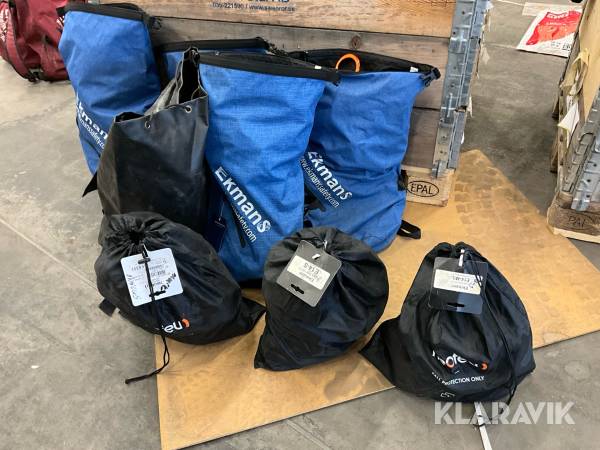 Säkerhetsutrustning Ekmans Safety 8 kit med säkerhetssele och rep