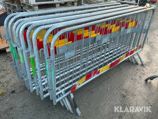 Kravallstaket Heras 10 st