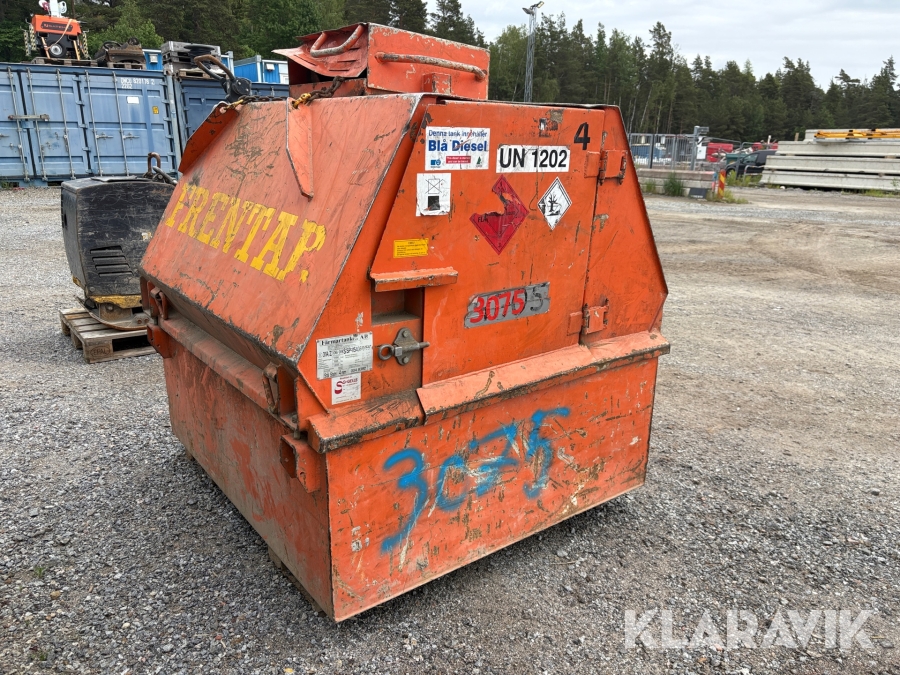 Dieseltank Färmartanken 1000 liter