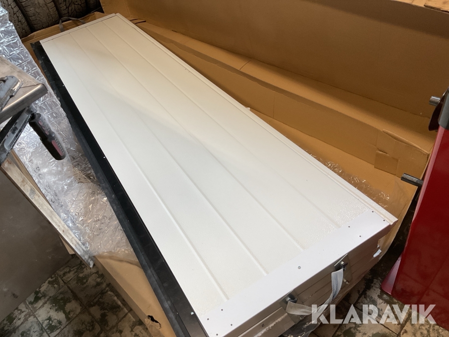 Takskjutport Modern Vit