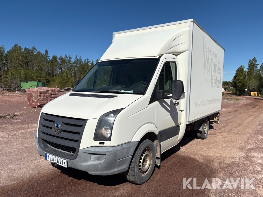 Skåpbil Volkswagen Crafter 35 med bakgavellyft