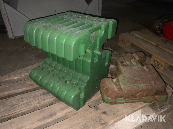 Frontvikter John Deere 9st