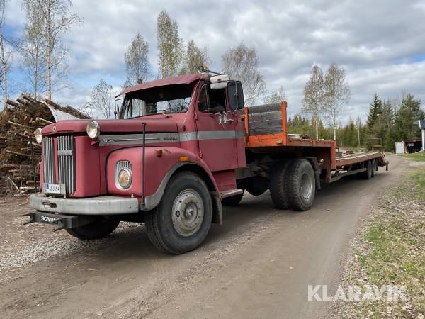 Maskintrailer / A-traktor Scania L 85