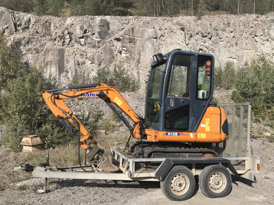 Minigrävare Hanix H15B Plus-2