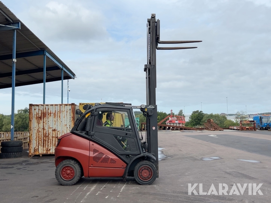 Dieseltruck Linde H45D-01 containergående