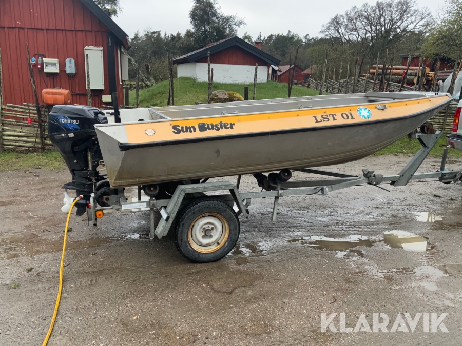 Båt Buster Sun Buster med trailer