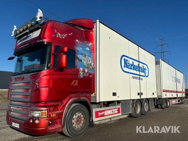 Lastbil Scania R480LB6X2*4HNB med släp