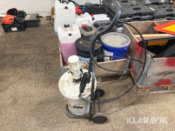 Diverse smörjmedel fettpump