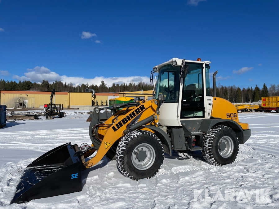 Hjullastare Liebherr 509 med skopa
