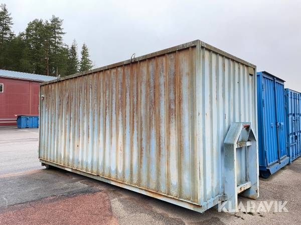 Container 20 fot isolerad på lastväxlarram