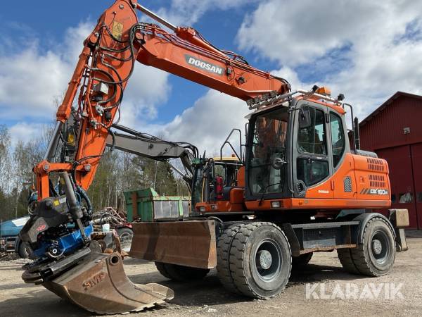 Hjulgrävare Doosan DX160W-3