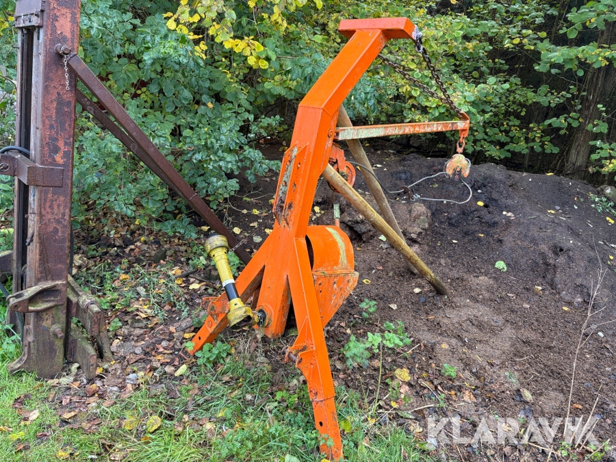 Vajerkran med Trepunktsfäste