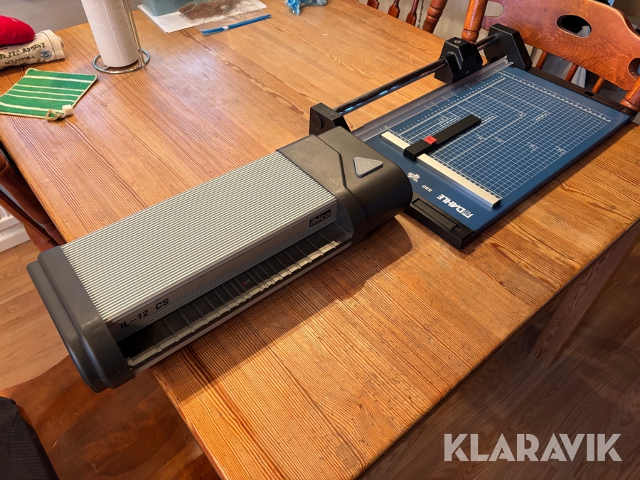 Skärmaskin och laminator Ibico / Dahle IL-12 CS / 550