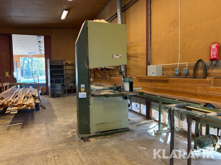 Bandsåg Meber SR-R1 900 med rullbord och returband