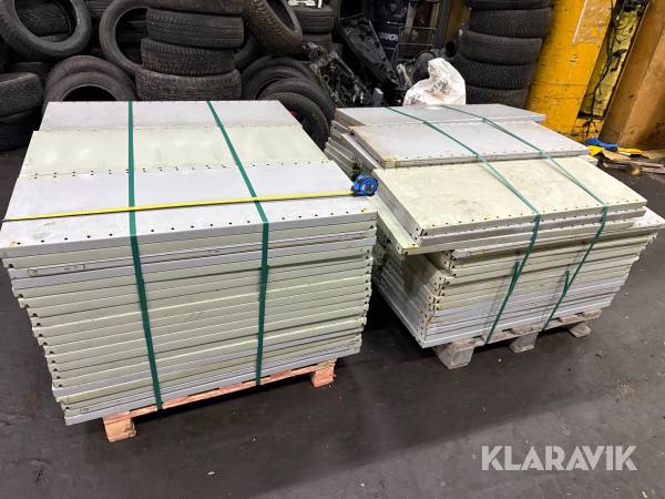 Hyllplan i plåt 120st