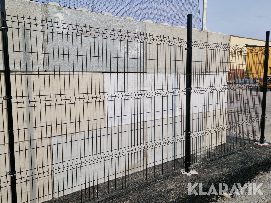 Panelstaket 3D 125 m Nytt