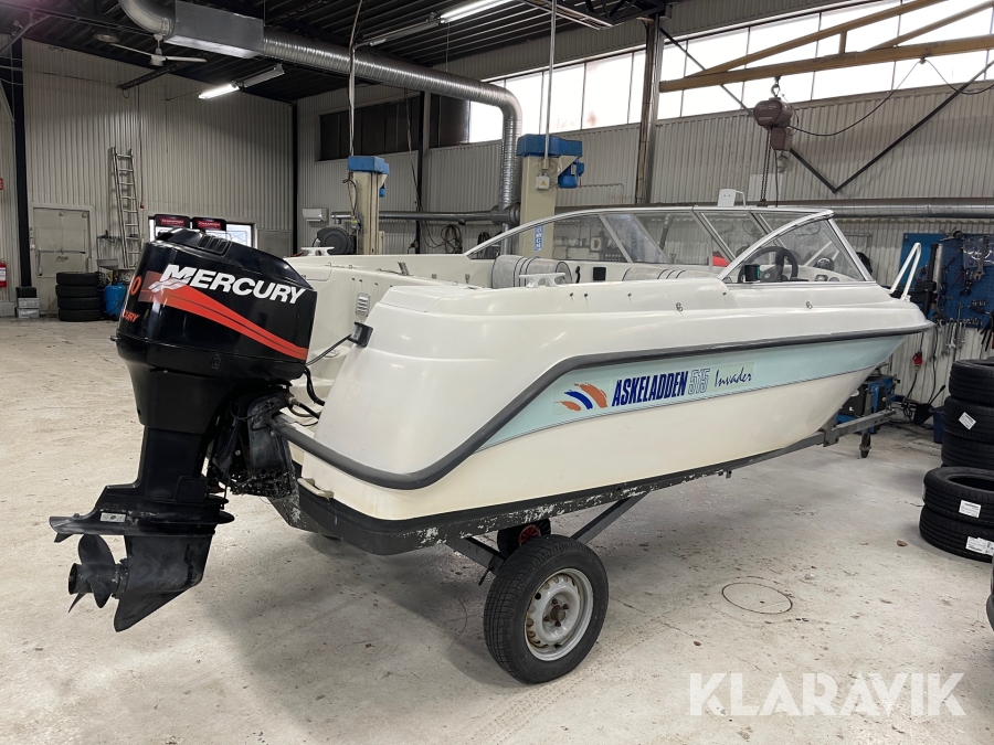 Motorbåt Askeladden 515 Invader med kärra 30 km/h