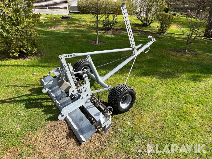 Ridbaneharv 2 meter med 50 mm kulhandske